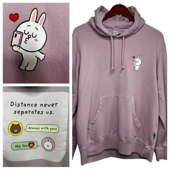 uniqlo line friends hoodie